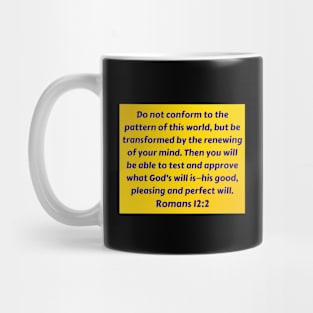 Bible Verse Romans 12:2 Mug